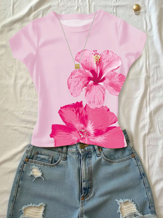 Top imprimé fleurs