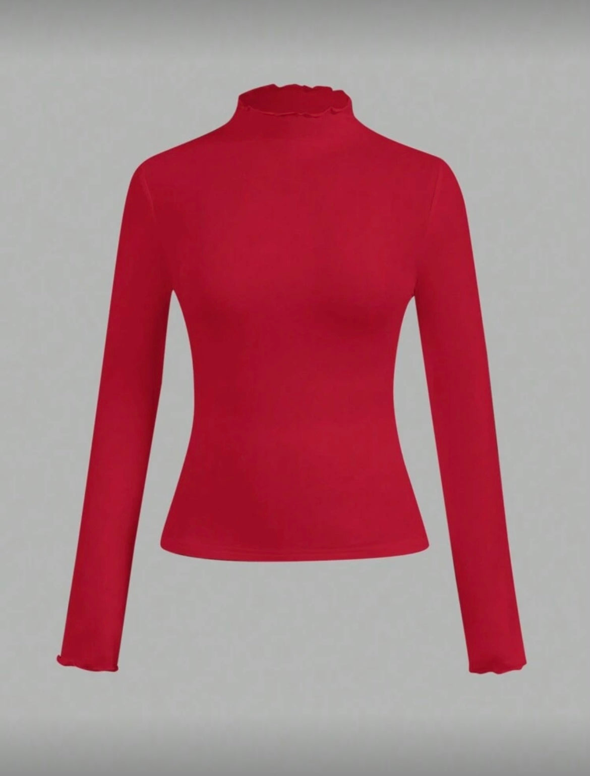 Top basique moulant manches longues – Casual & chic