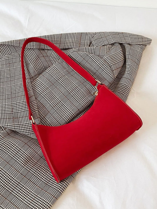 Sac rouge en velours