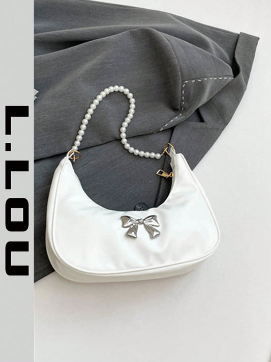 Sac fashion pearl chain